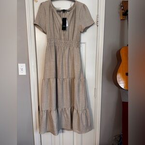 R&K tiered maxi dress 51” long NWT